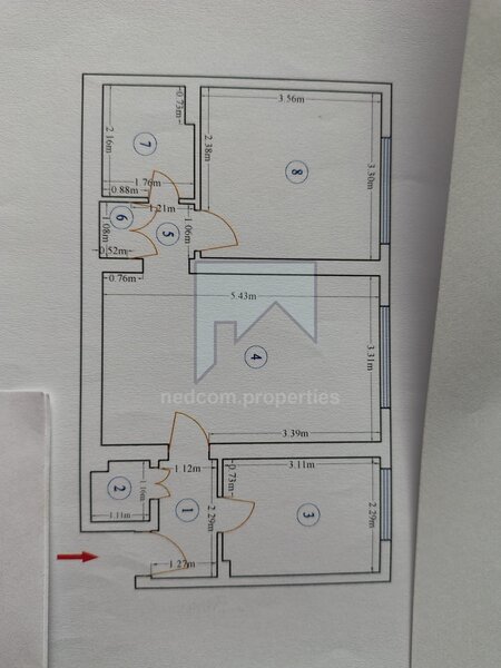 Pajura Vanzare apartament de 2 camere